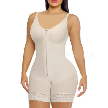 Zipper Style Postpartum Body Shaper Underwear Seamless Slimming Shapewear Push up Butt Lifting Tummy Control Jumpsuits Yoga